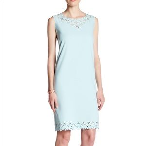 J. Crew Factory Laser Cut Floral Dress (Size 10P)